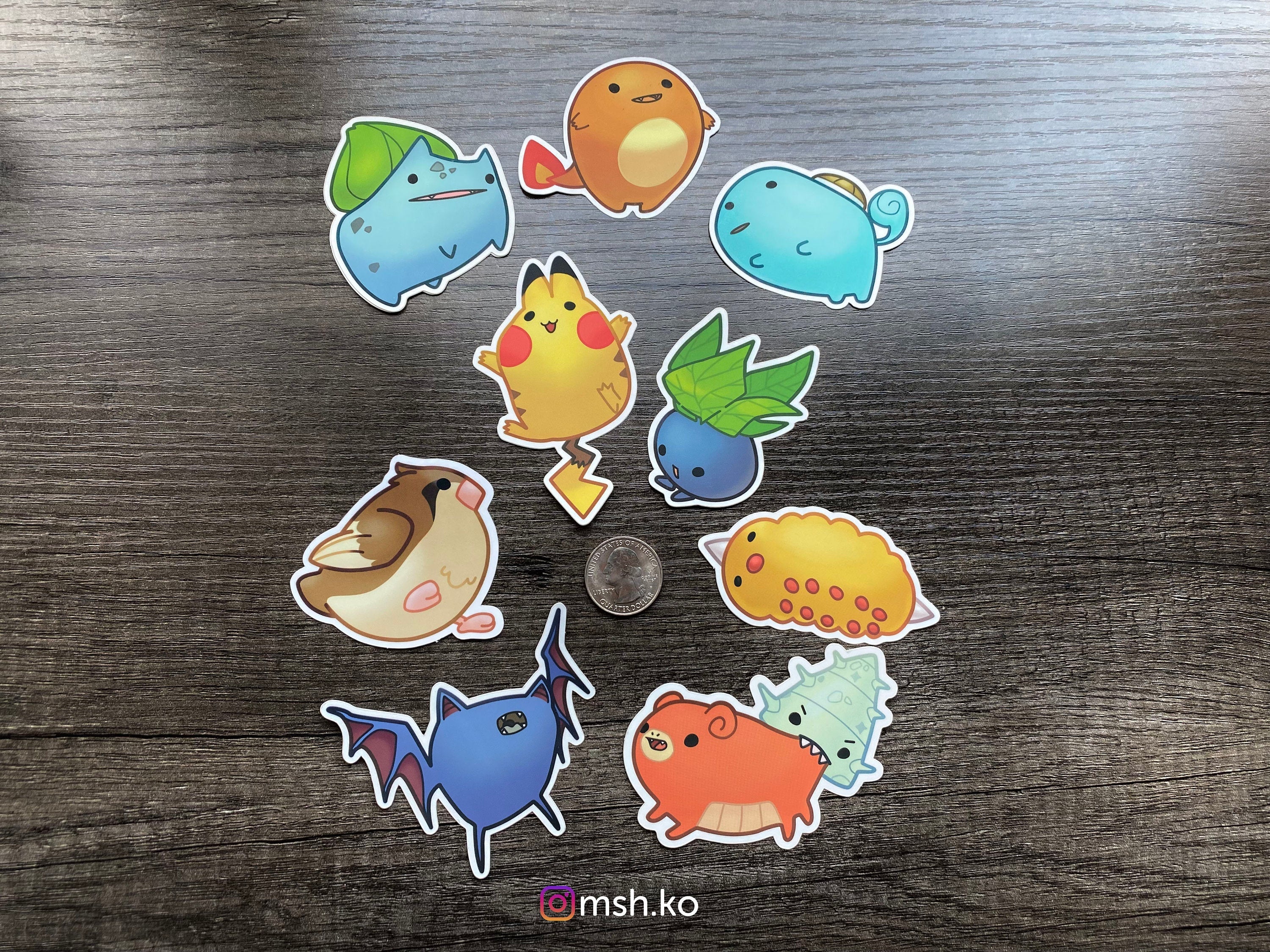 Pokemlerb matte sticker · waterproof · decal · derp