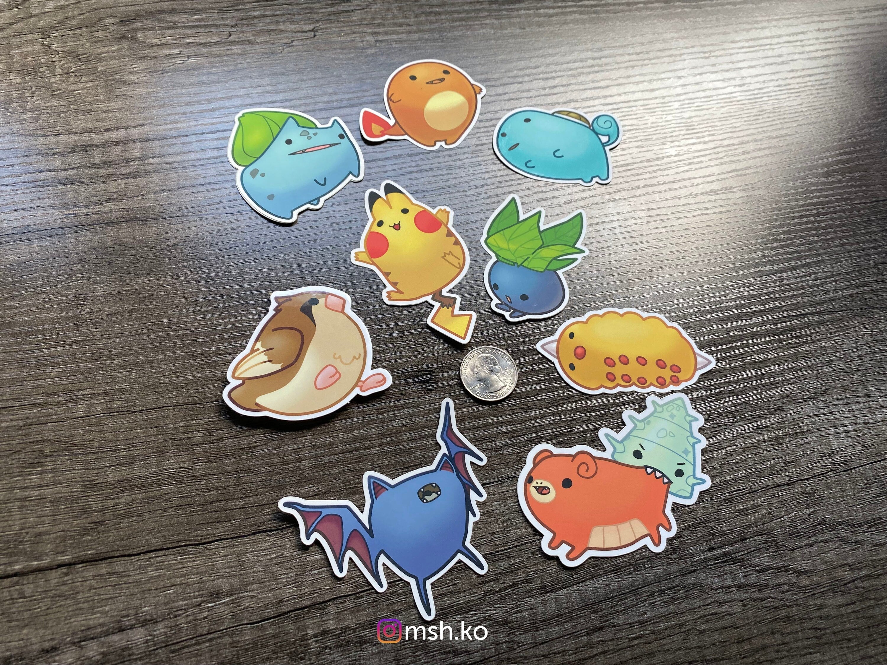 Pokemlerb matte sticker · waterproof · decal · derp