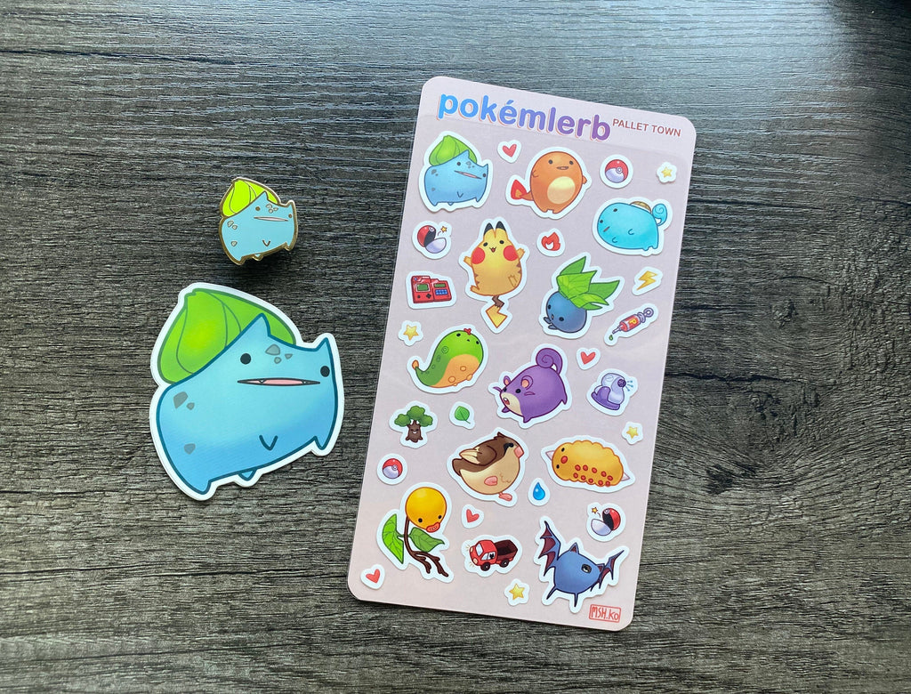 I CHOOSE YOU bundle · Enamel pin and stickers · derp
