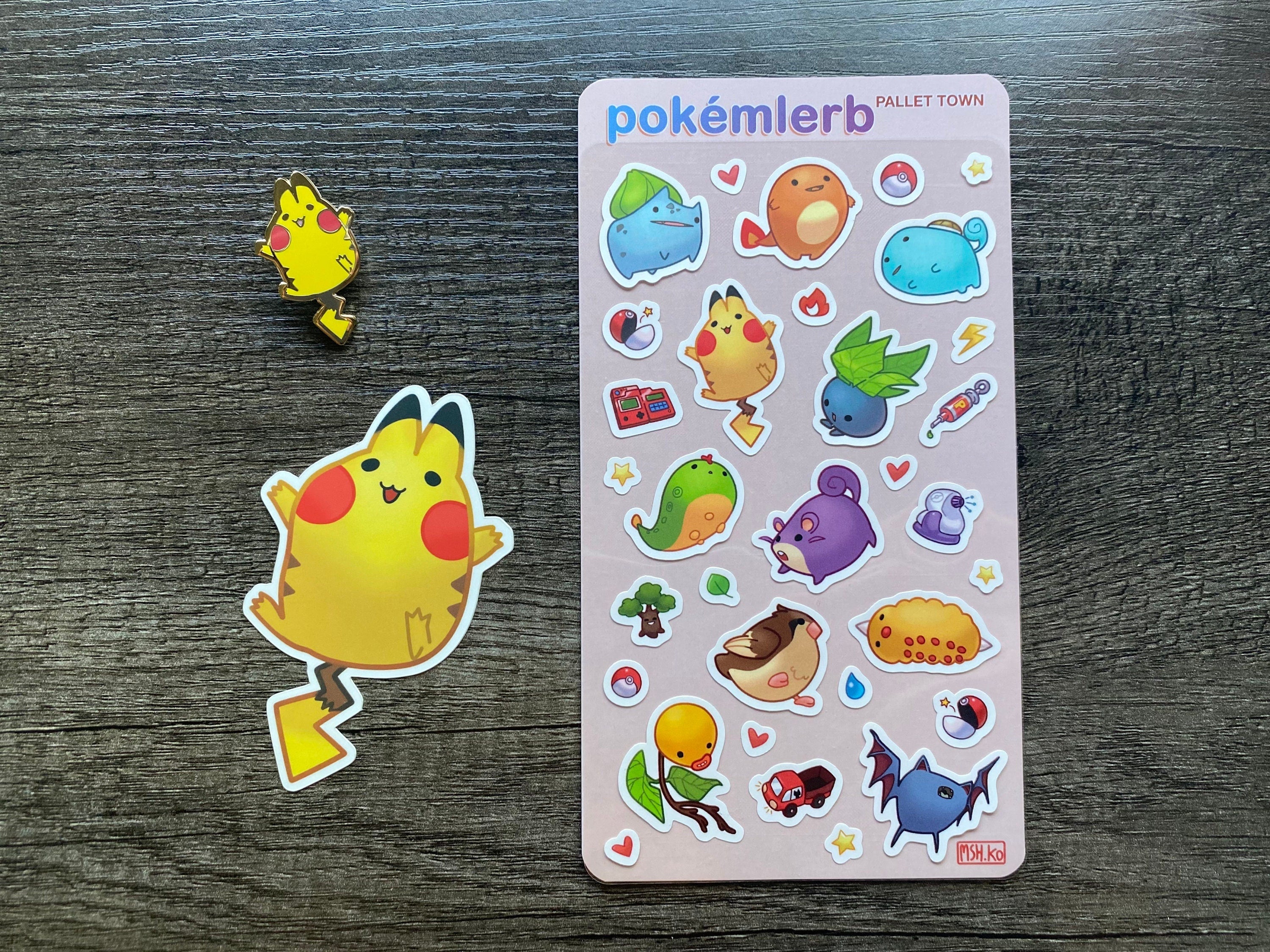 I CHOOSE YOU bundle · Enamel pin and stickers · derp