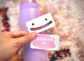 Ditto-fy It! Rectangle Sticker · Transparent Waterproof · Poke Pokopia • Ditto face sticker