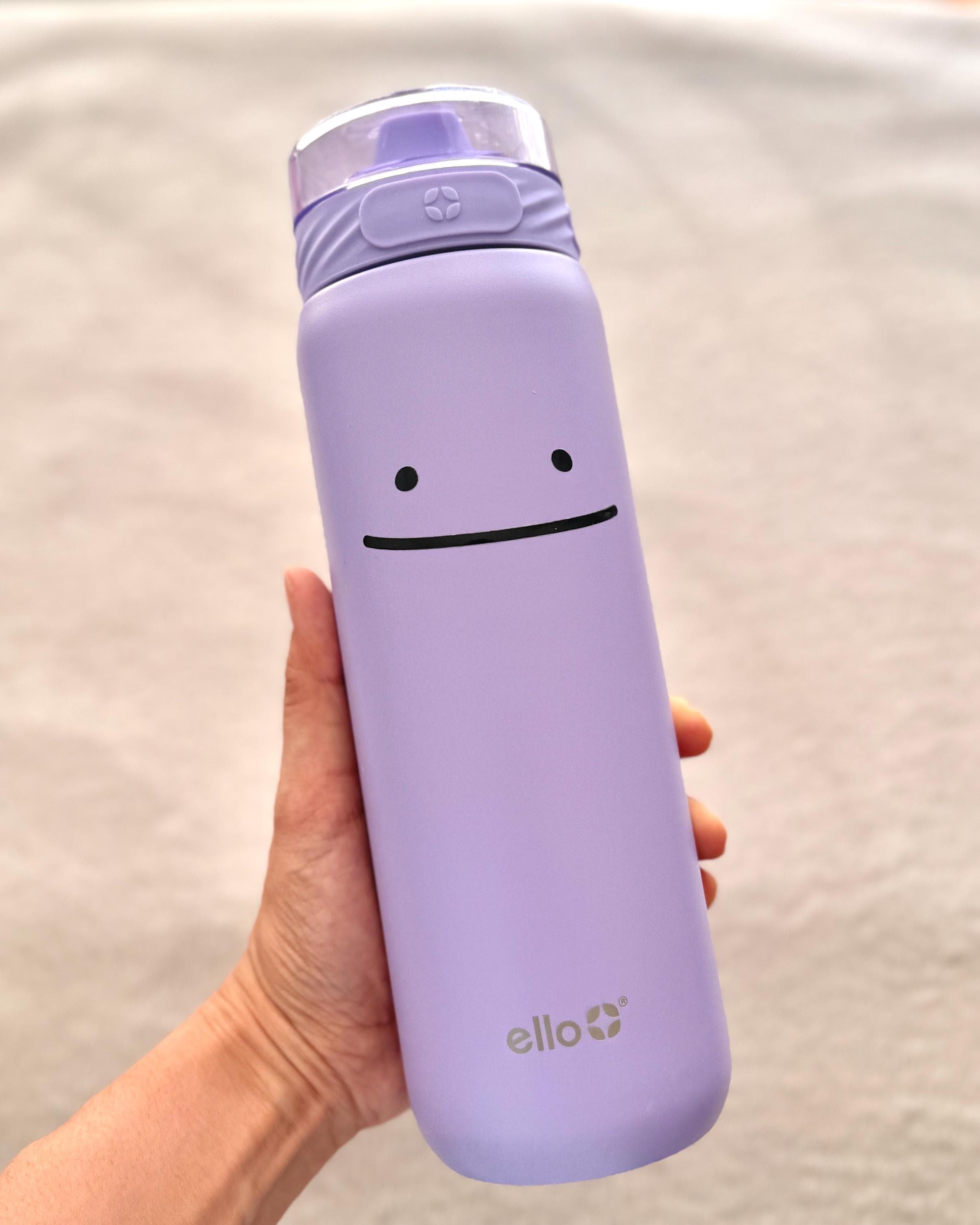Ditto-fy It! Borderless Decal Closed Mouth • Transfer • Poke Pokopia • Ditto face Sticker