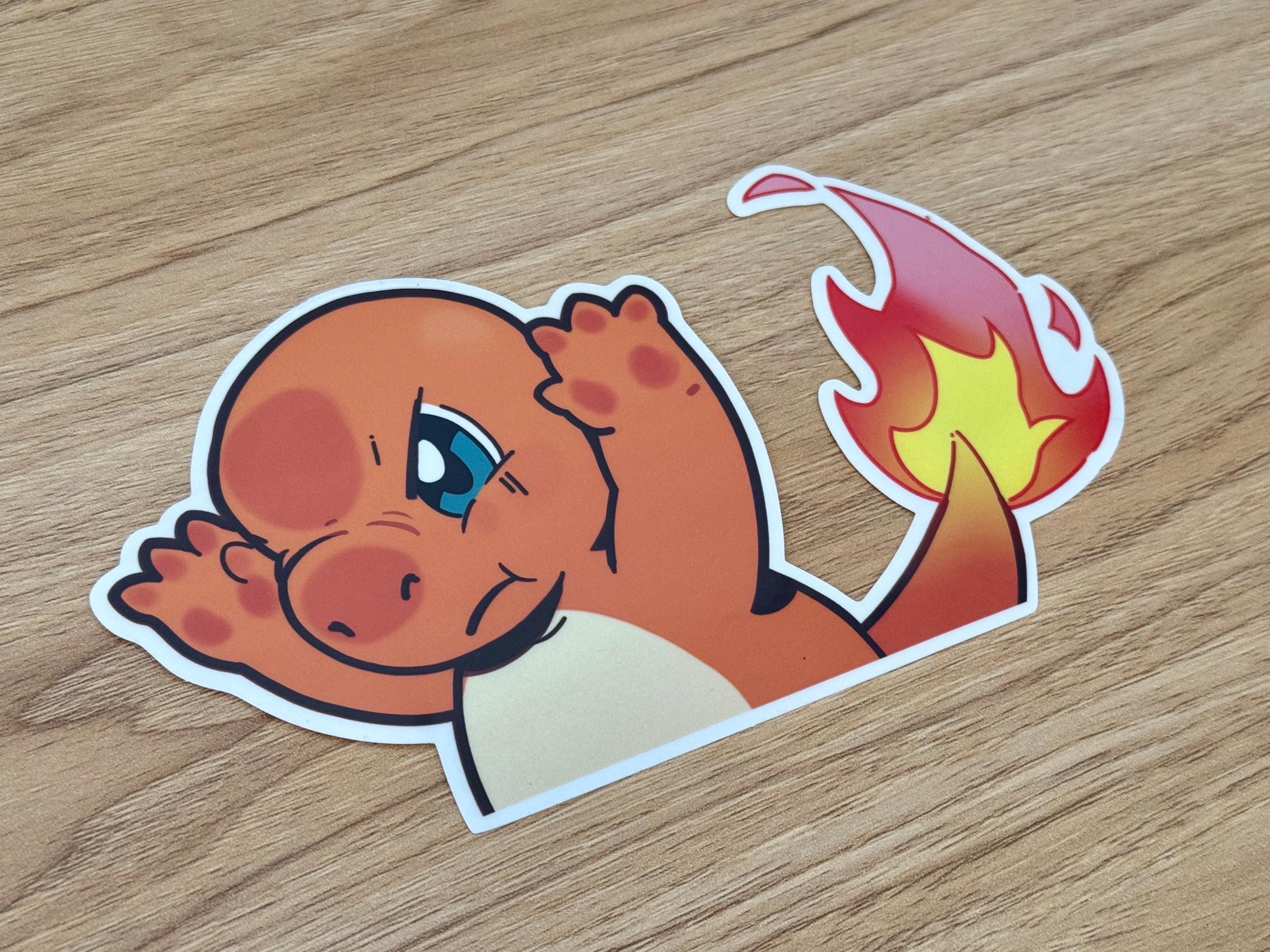 Char *NEW* Peeker Sticker • Car Window • Starter Easter Egg • Pokopia